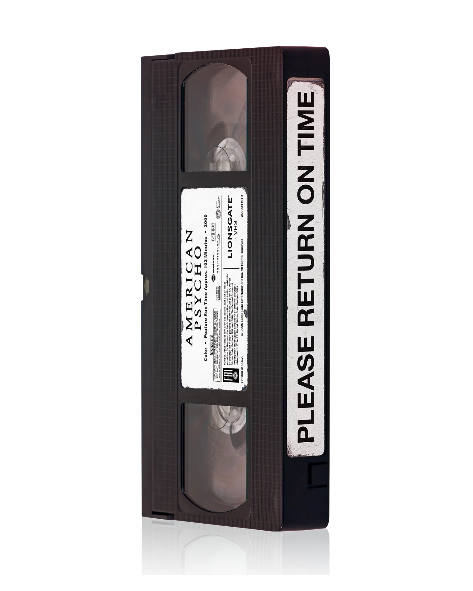 American Psycho VHS – BE KIND, REWIND EDITION - Image 4