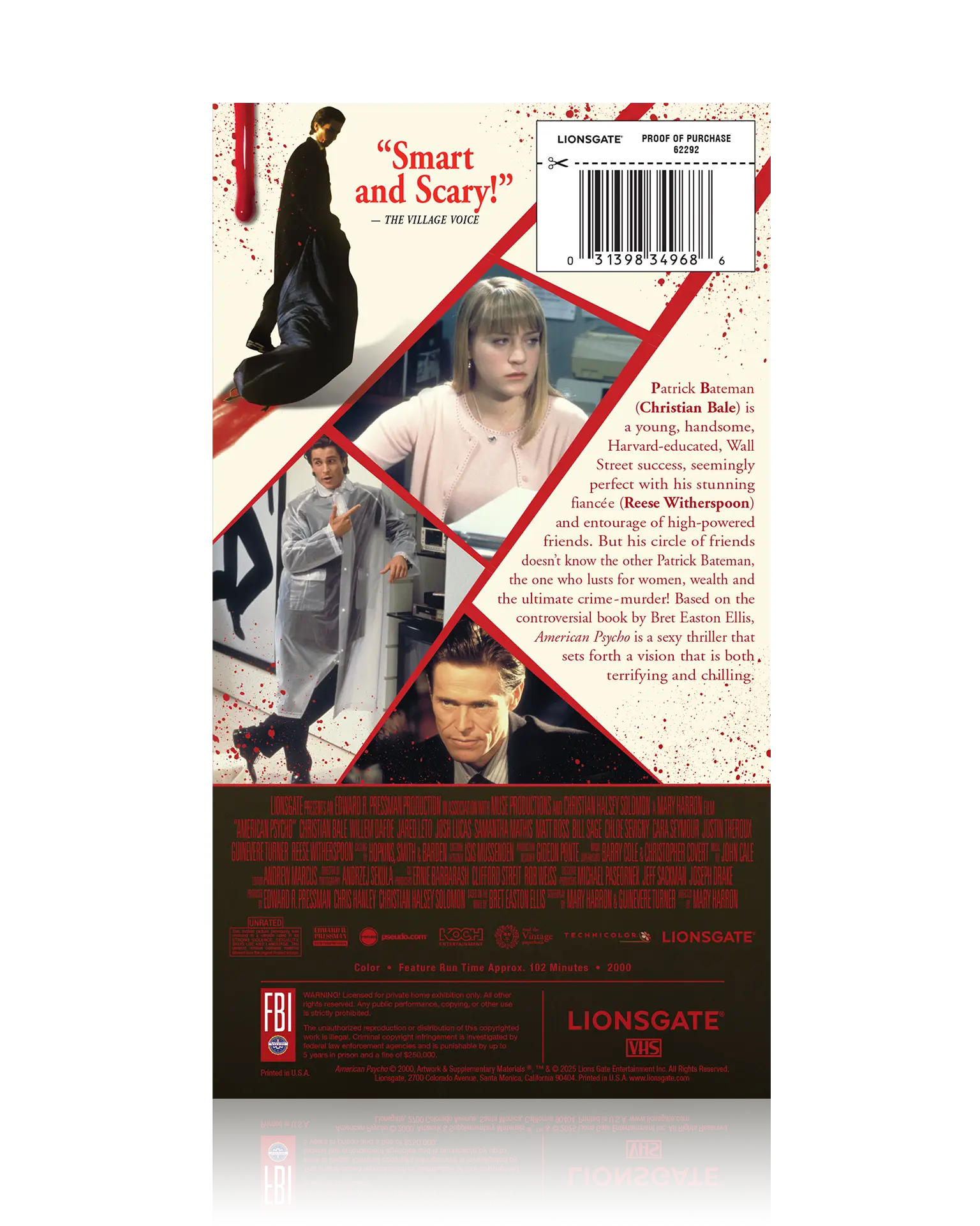 American Psycho VHS – BE KIND, REWIND EDITION - Image 5