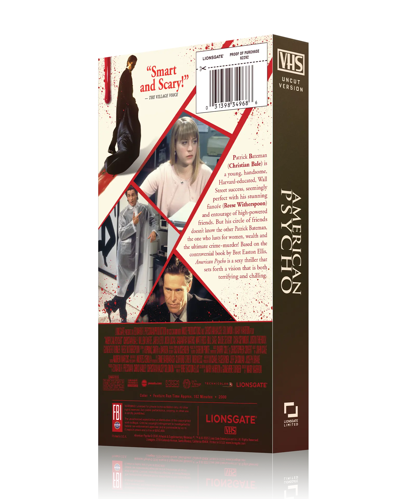 American Psycho VHS – BE KIND, REWIND EDITION - Image 6