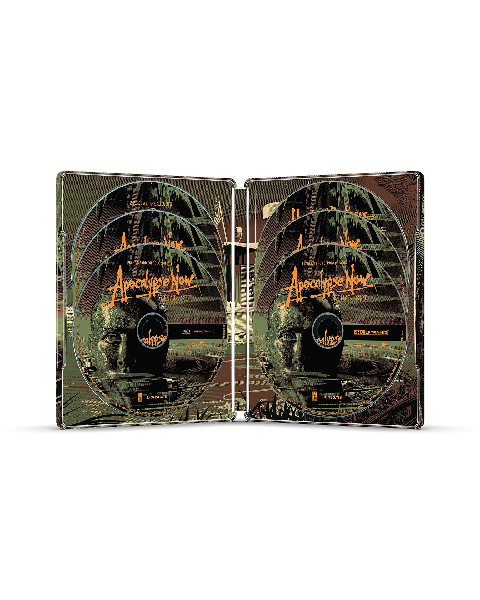 Apocalypse Now Final Cut 4K SteelBook® Reprint - Napalm Sunrise Edition 6-Disc Set - Image 6