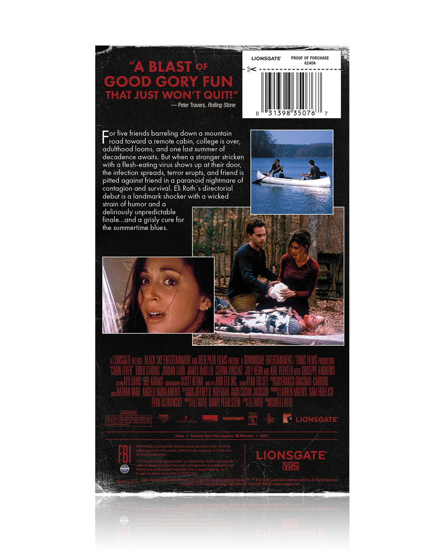 Cabin Fever VHS – BE KIND, REWIND EDITION - Image 7
