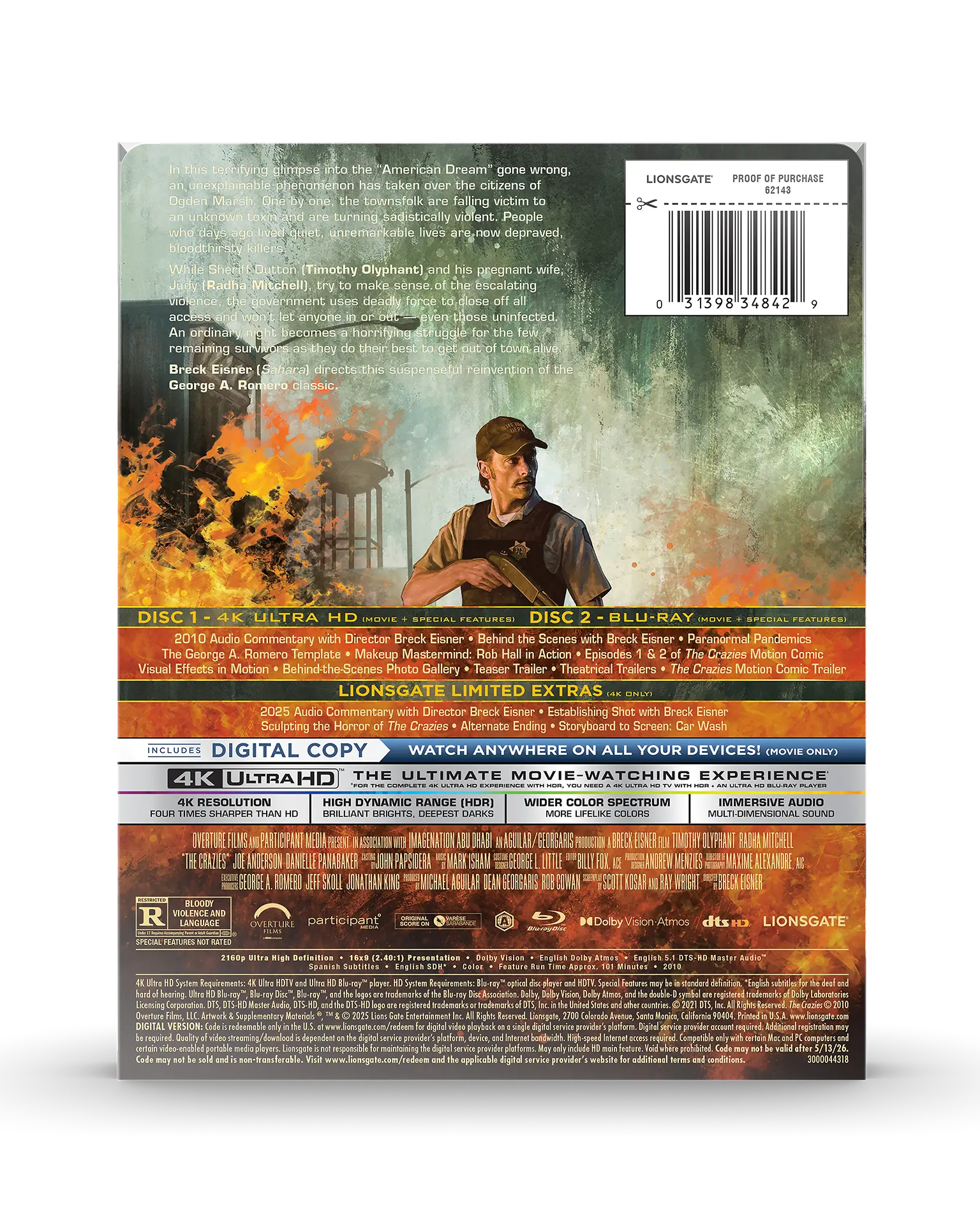 The Crazies 15th Anniversary 4K SteelBook® - Image 7