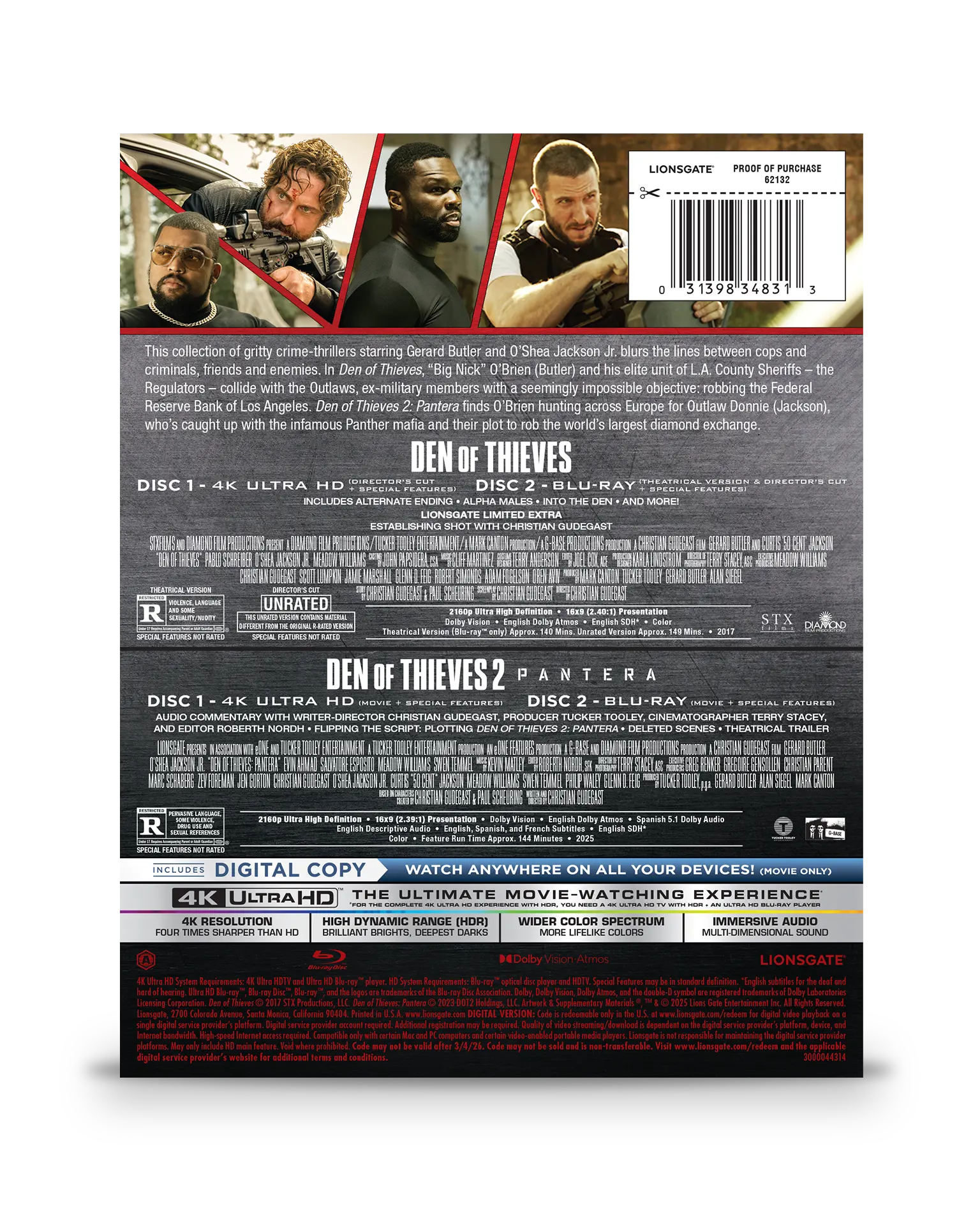 Den of Thieves 1 & 2 4K SteelBook® Collection - Image 9