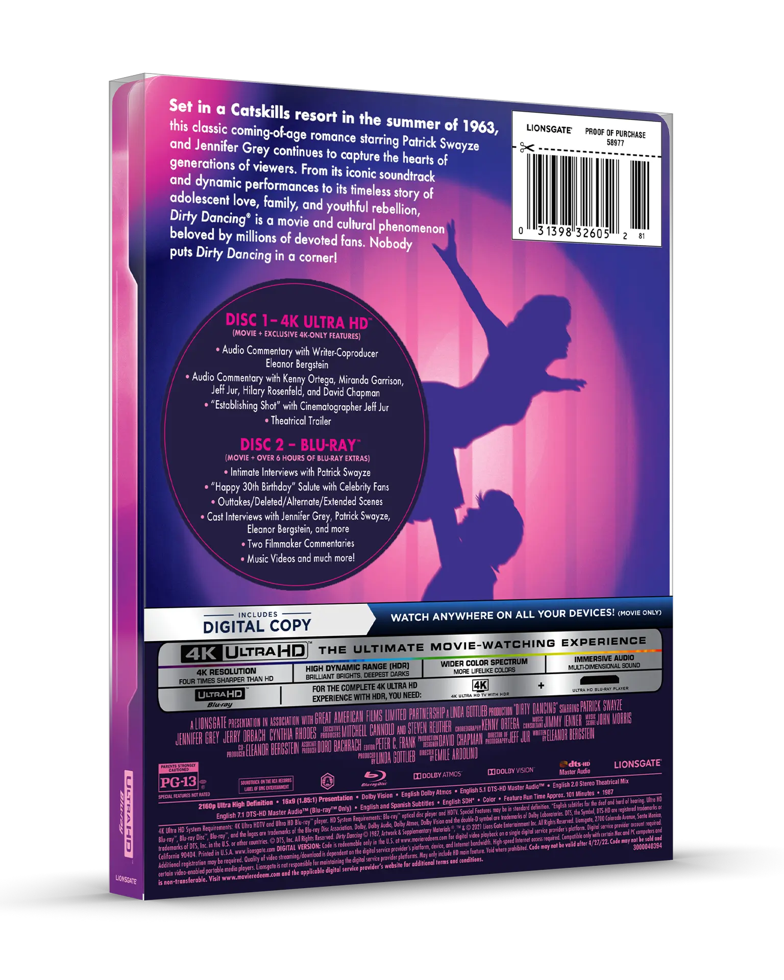 Dirty Dancing 4K Steelbook® - Image 7