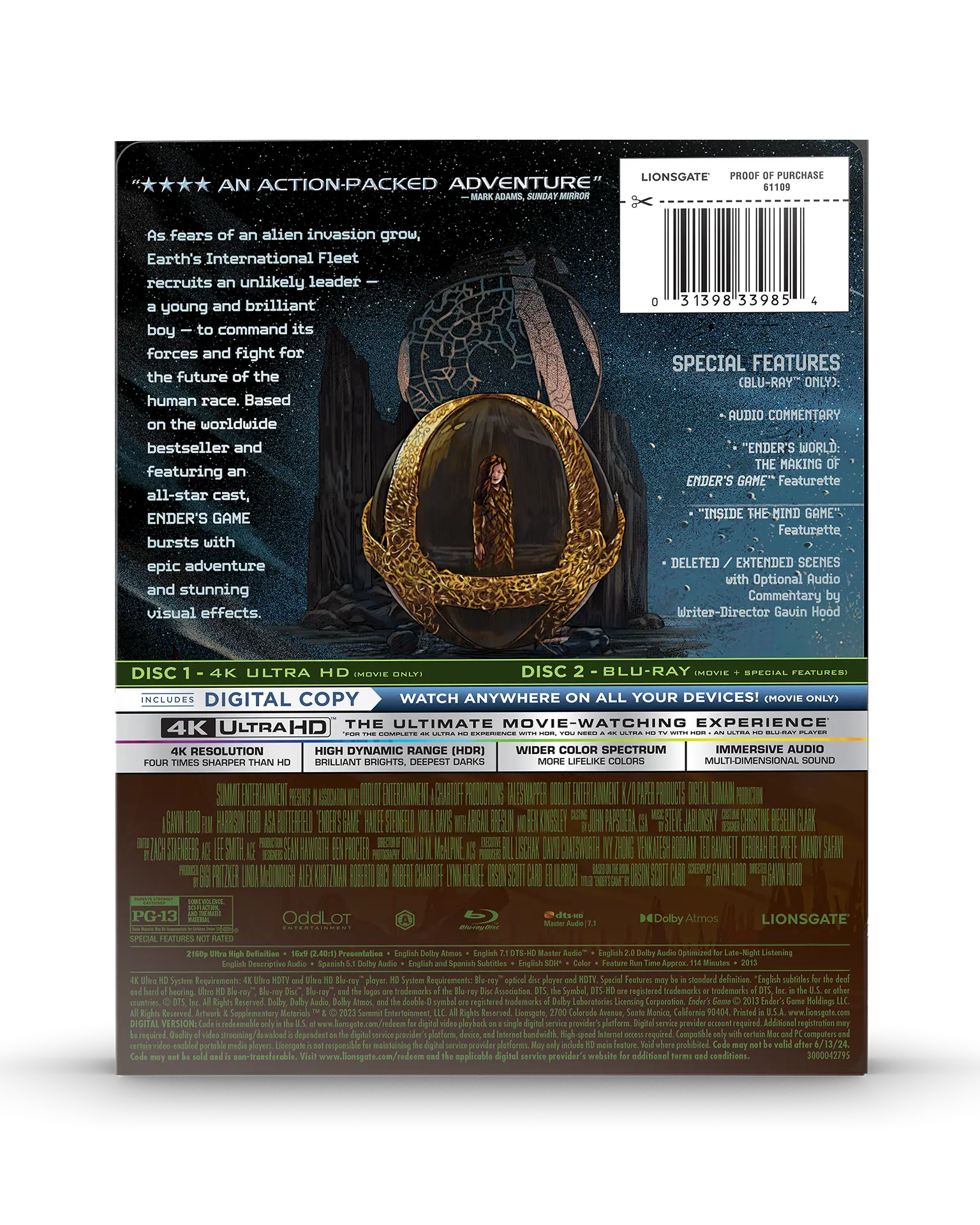 Ender's Game 4K Steelbook® - Image 7
