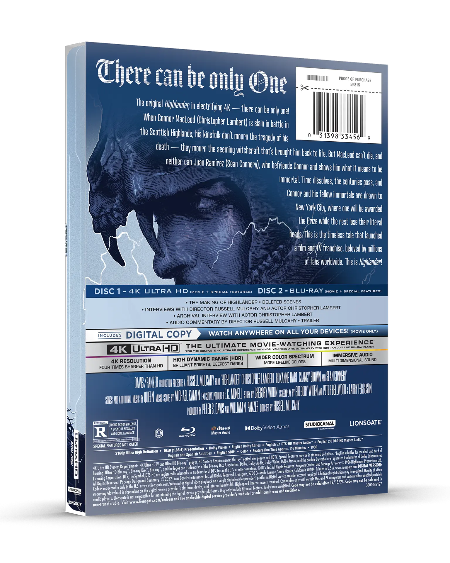 Highlander: 30th Anniversary 4K Steelbook® - Image 8
