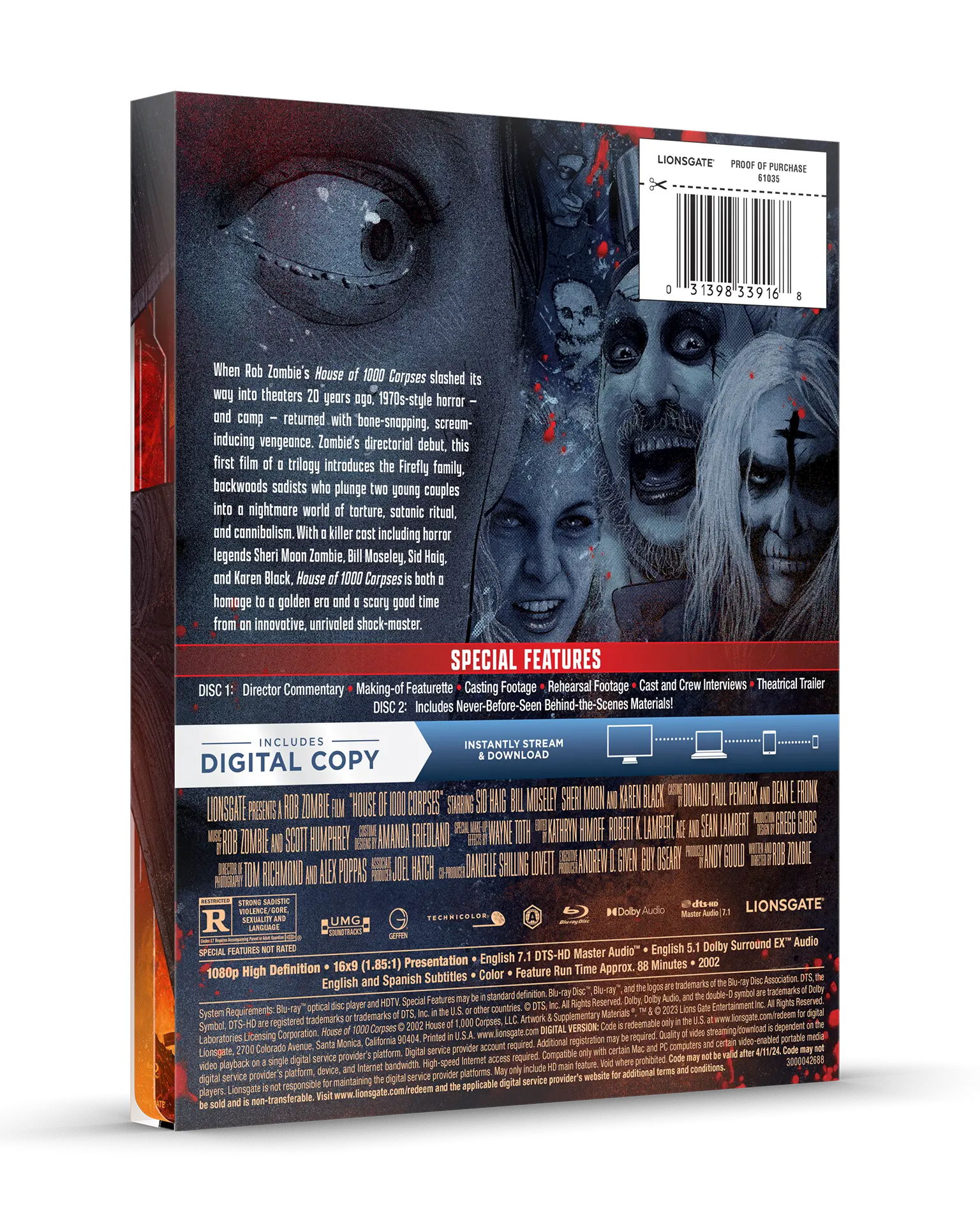 House of 1000 Corpses Blu-ray SteelBook® - Image 7