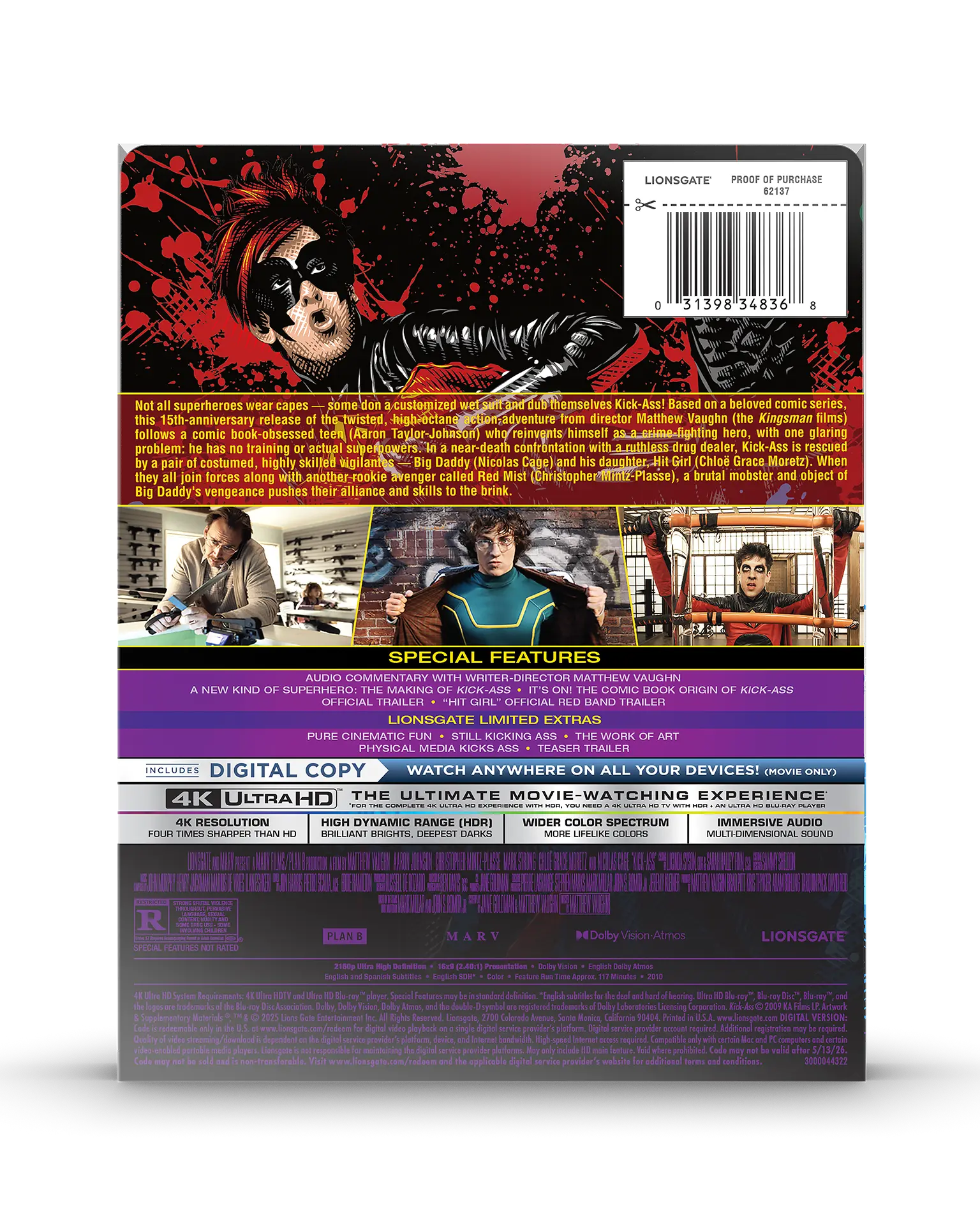 Kick-Ass 4K SteelBook® - Unmasked Edition - Image 5