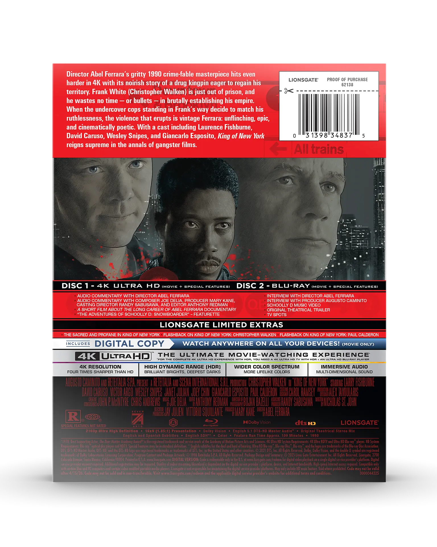 King of New York 4K SteelBook® - Image 7