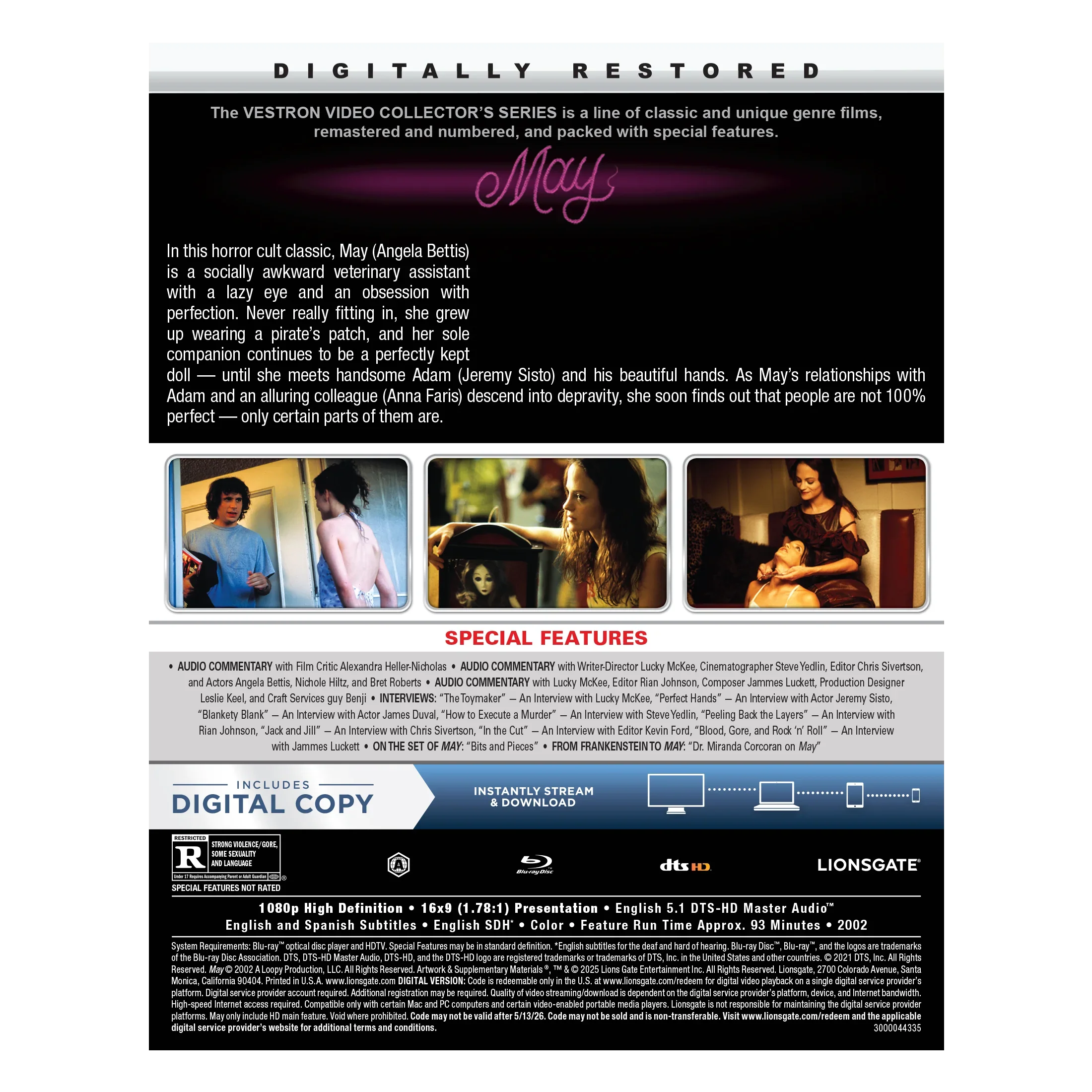 May VESTRON Collector's Series Blu-ray™ (#32) - Image 3