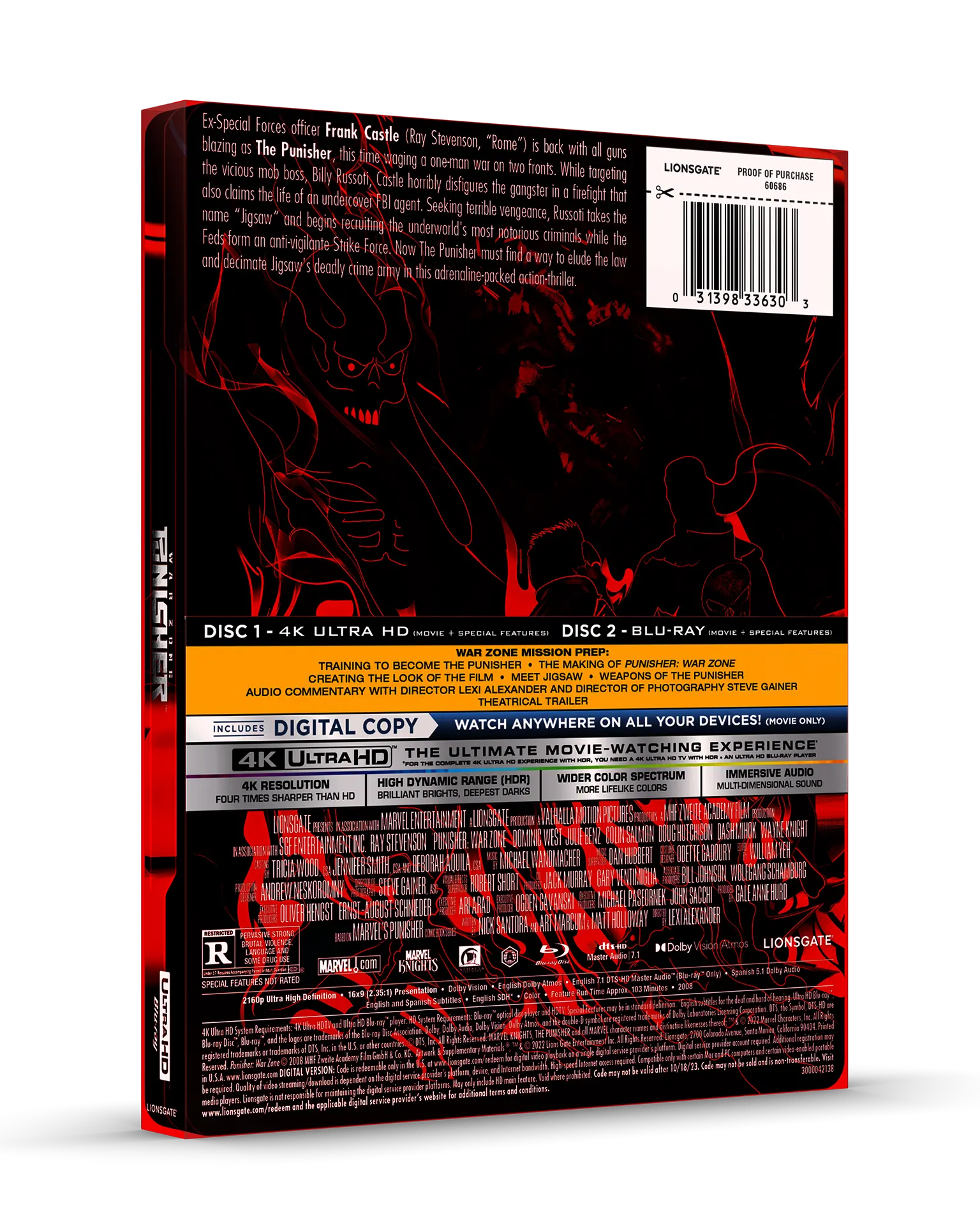 Punisher: War Zone 4K Steelbook® - Image 7