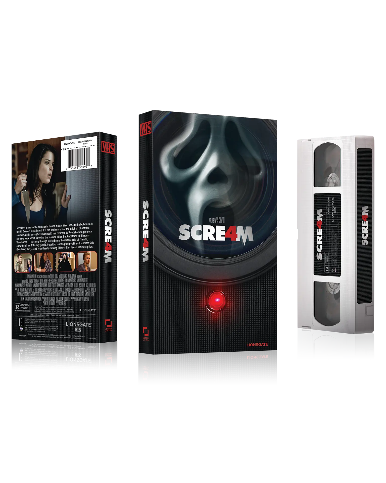 SCREAM 4 VHS – BE KIND, REWIND EDITION - Image 2