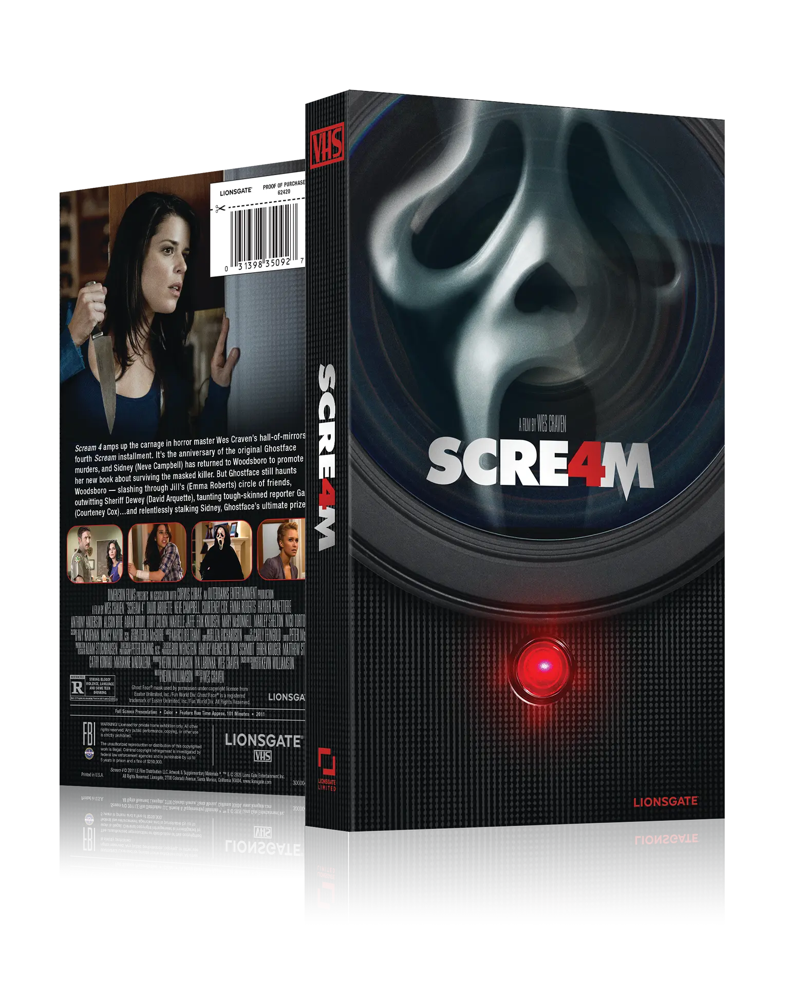 SCREAM 4 VHS – BE KIND, REWIND EDITION - Image 4