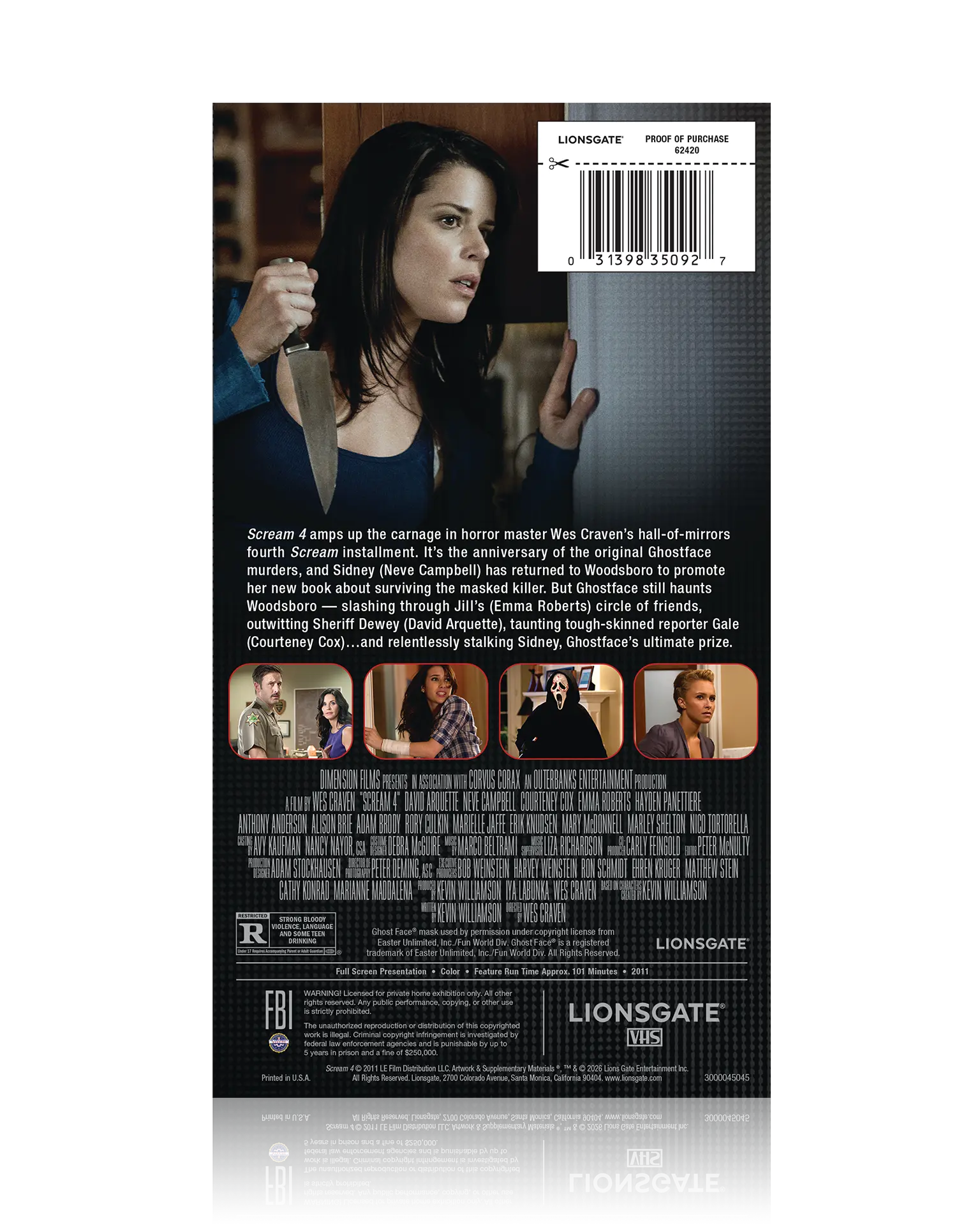 SCREAM 4 VHS – BE KIND, REWIND EDITION - Image 7