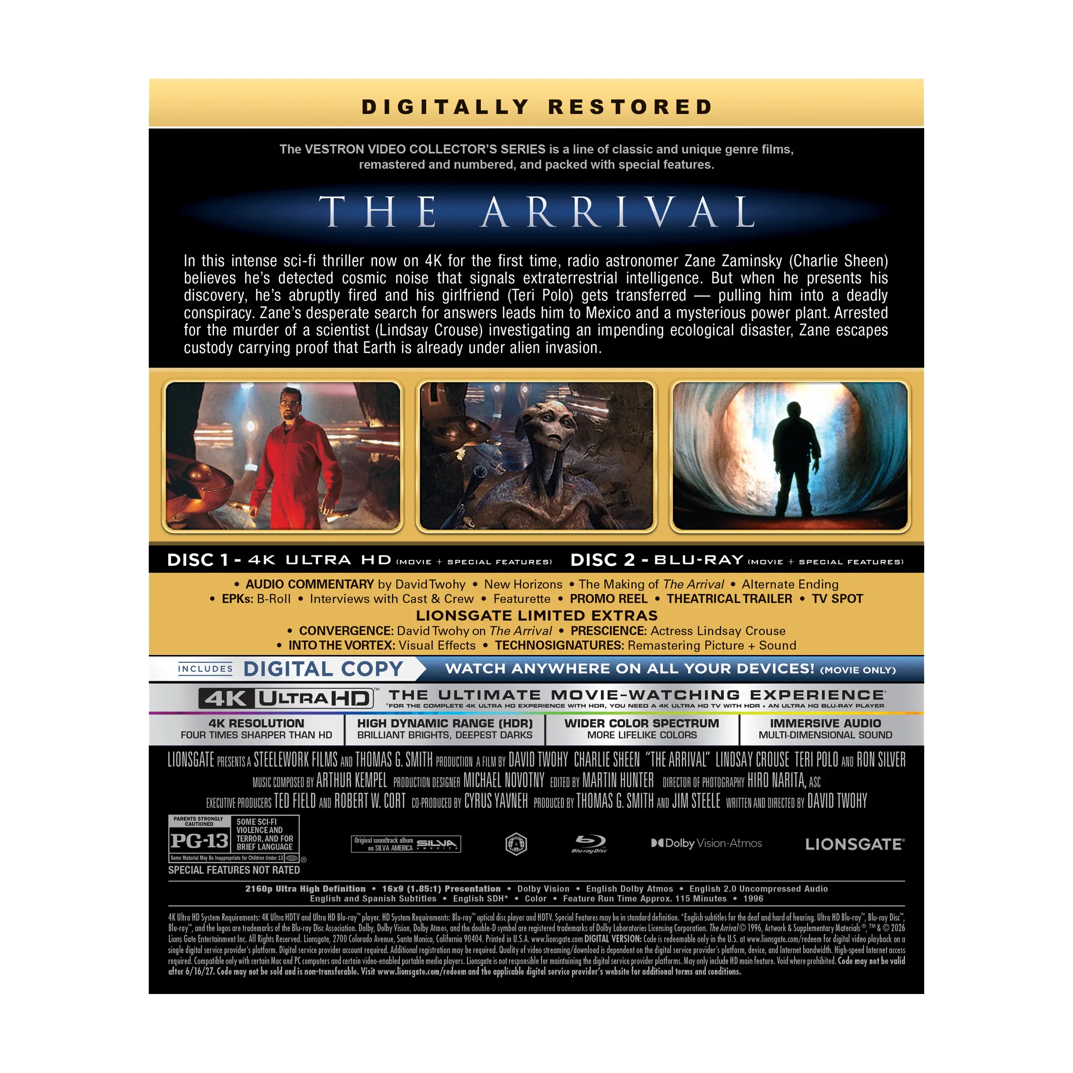 The Arrival– VESTRON Collector’s Series 4K (#40) - Image 8