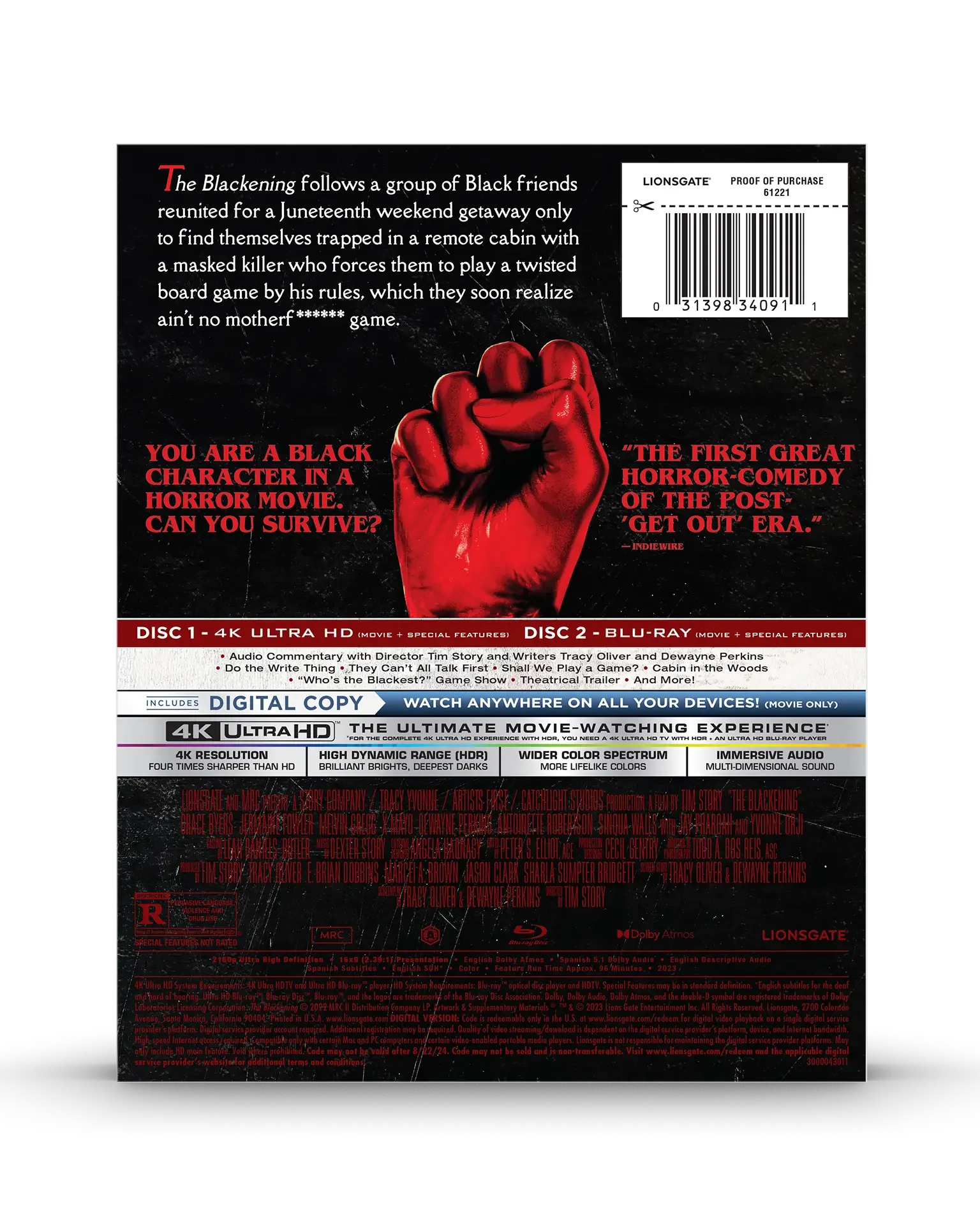 The Blackening 4K SteelBook® - Image 7