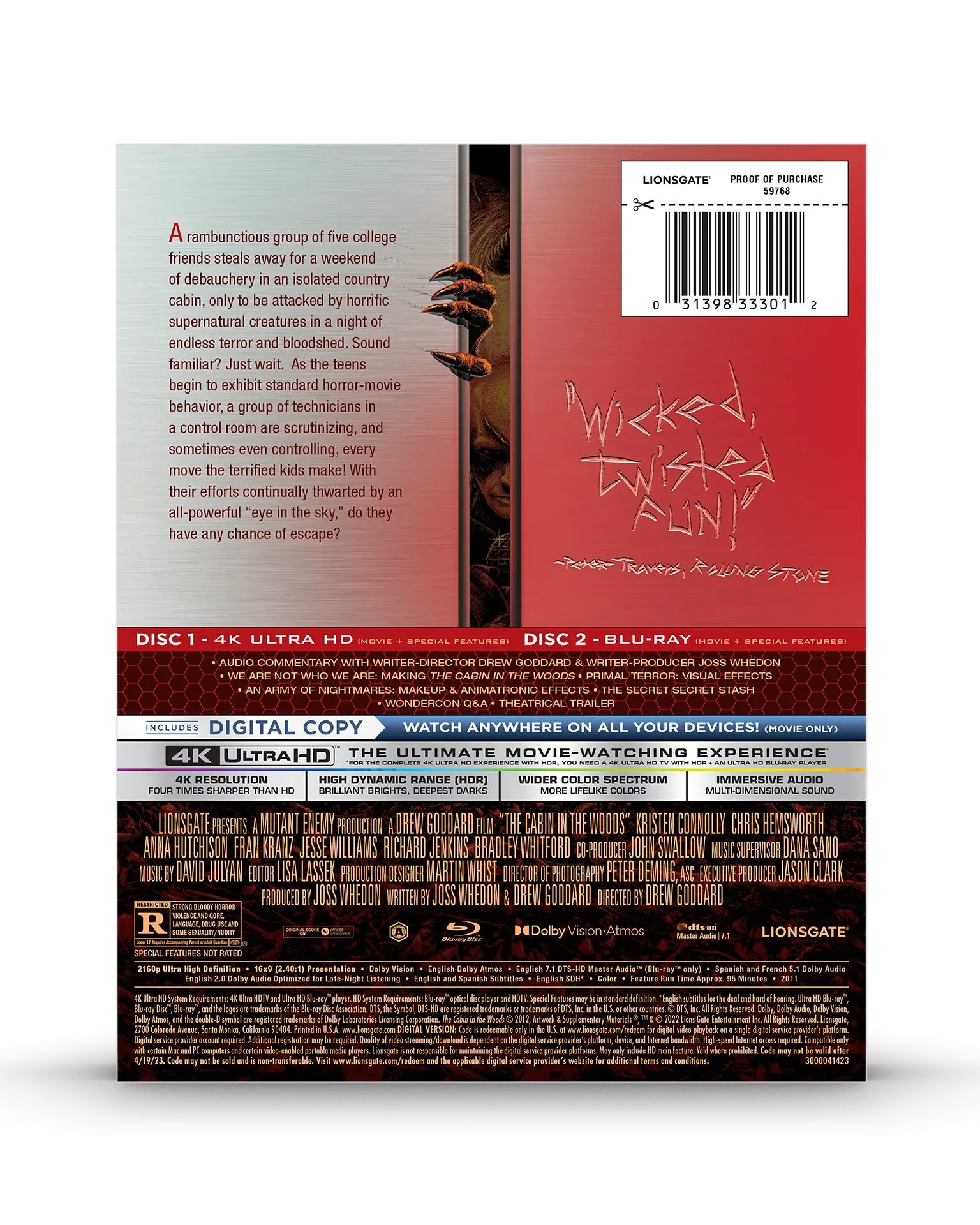 The Cabin in the Woods 4K SteelBook® - Image 7
