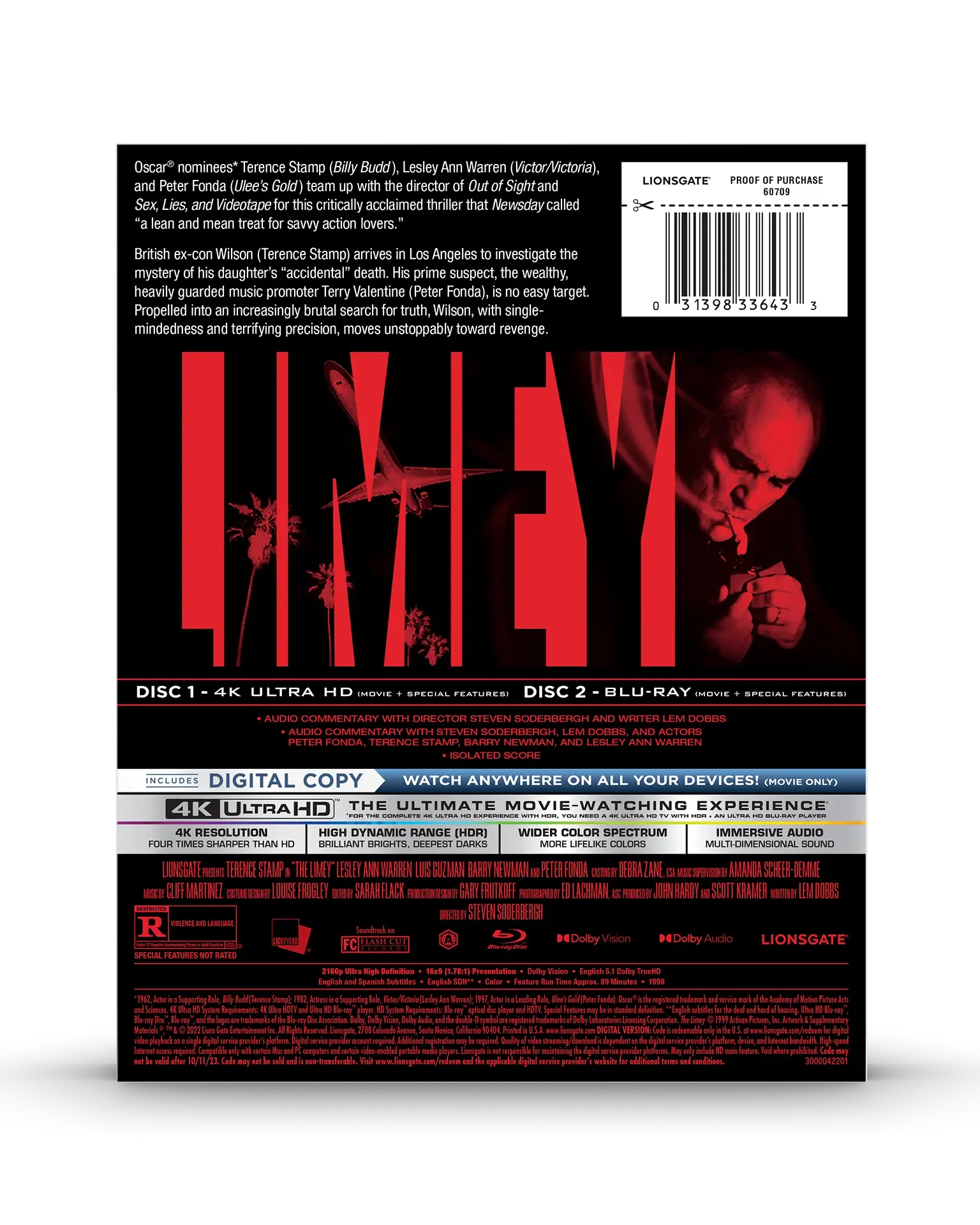 The Limey 4K SteelBook® - Image 7