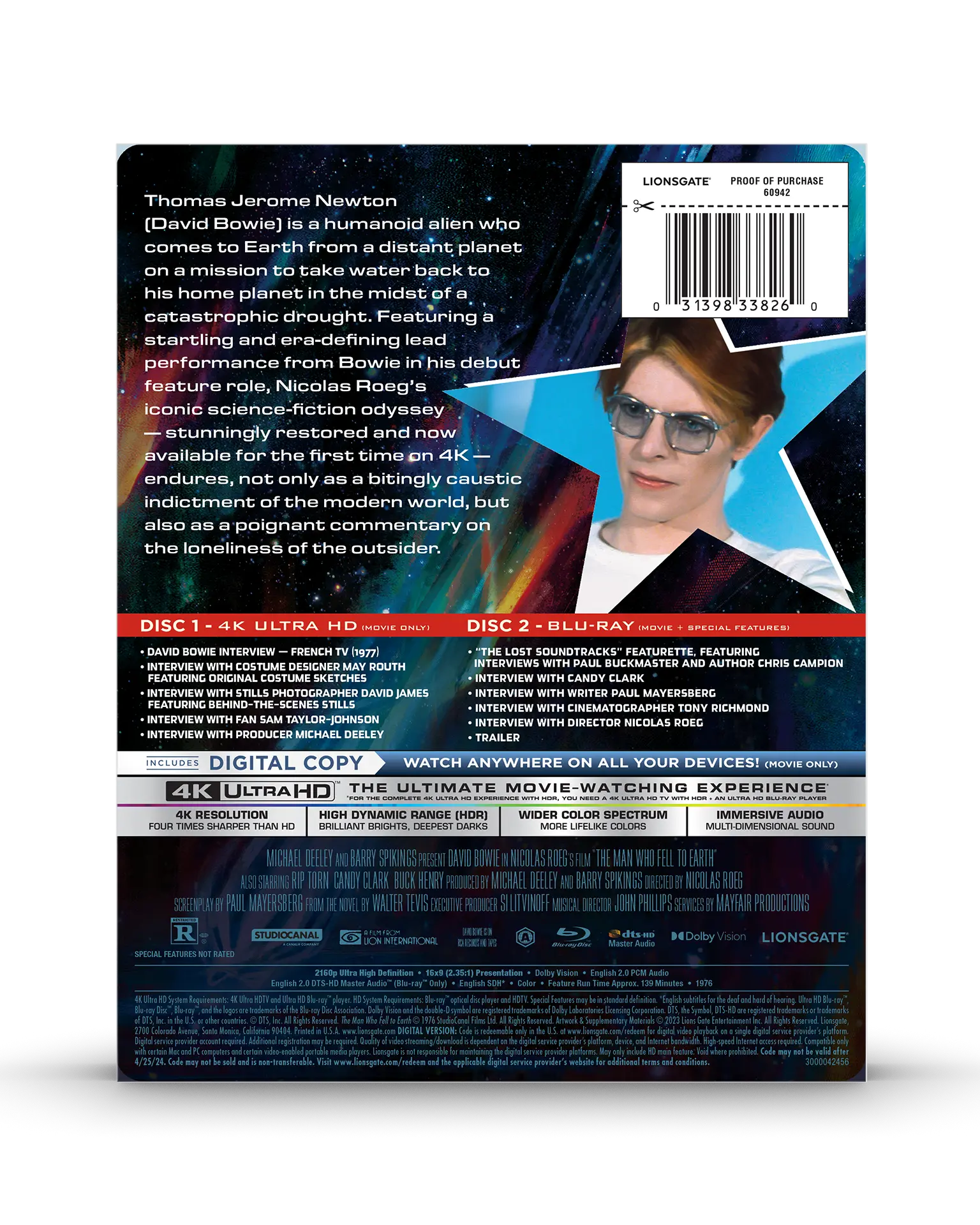 The Man Who Fell to Earth 4K SteelBook® - Image 7